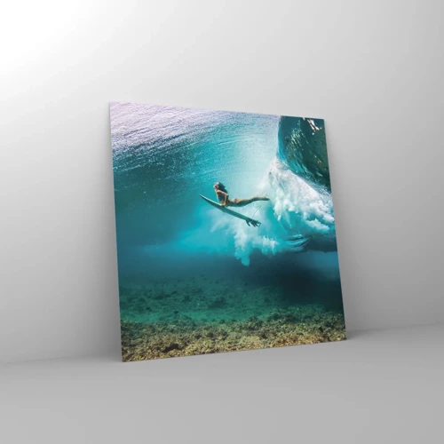 Quadro su vetro - Mondo subacqueo - 60x60 cm