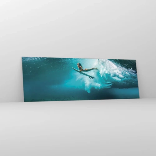 Quadro su vetro - Mondo subacqueo - 90x30 cm