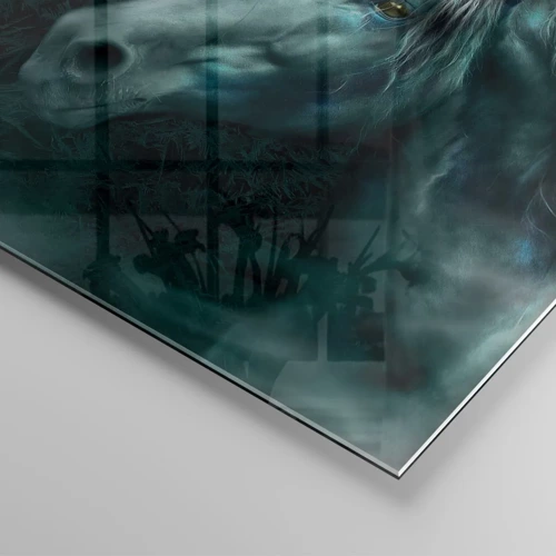 Quadro su vetro - Nel bosco incantato - 120x80 cm