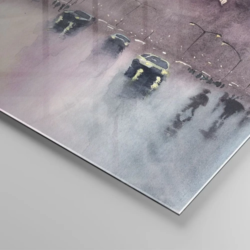 Quadro su vetro - Nella nebbia piovigginosa - 70x100 cm