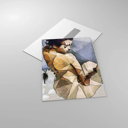 Quadro su vetro - Nello spirito del cubismo - 50x70 cm