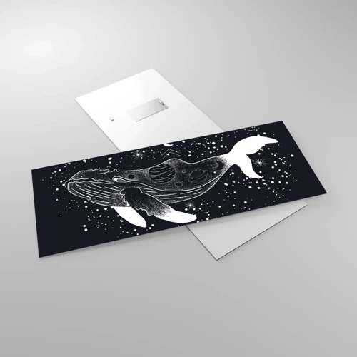 Quadro su vetro - Nell'oceano dell'universo - 100x40 cm