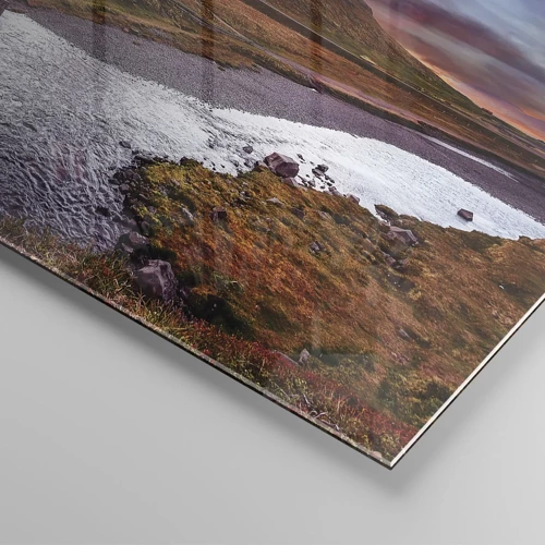 Quadro su vetro - Paesaggio della Terra di Mezzo - 100x70 cm