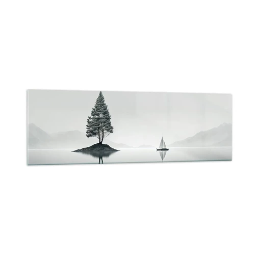 Quadro su vetro - Paesaggio onirico - 160x50 cm