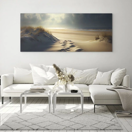 Quadro su vetro - Paesaggio rilassante - 100x40 cm