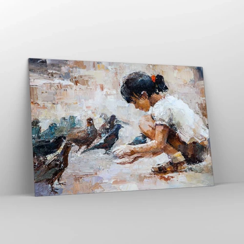 Quadro su vetro - Piccoli e gentili - 120x80 cm