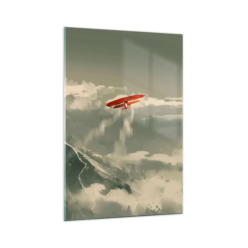 Quadro su vetro - Pioniere senza paura - 70x100 cm