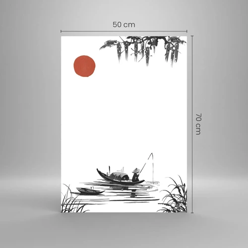 Quadro su vetro - Pomeriggio asiatico - 50x70 cm