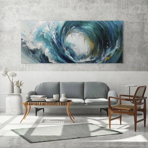 Quadro su vetro - Portale marino - 100x40 cm