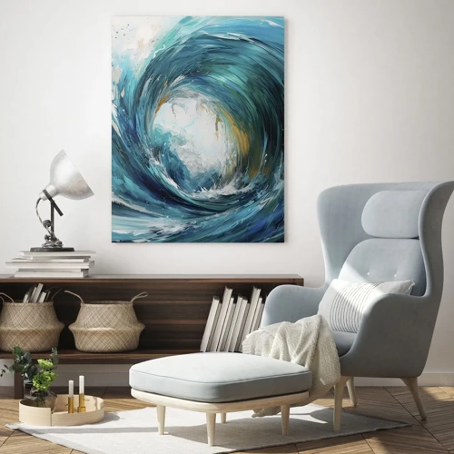 Quadro su vetro - Portale marino - 70x100 cm