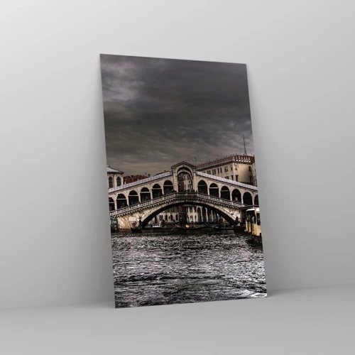 Quadro su vetro - Promessa di una sera a Venezia - 80x120 cm