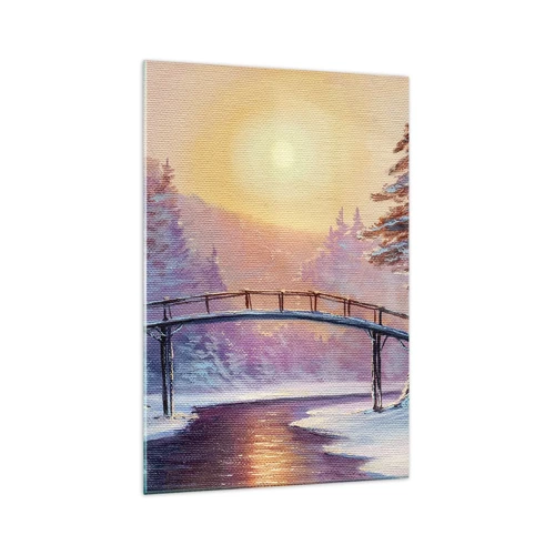 Quadro su vetro - Quattro stagioni: inverno - 70x100 cm