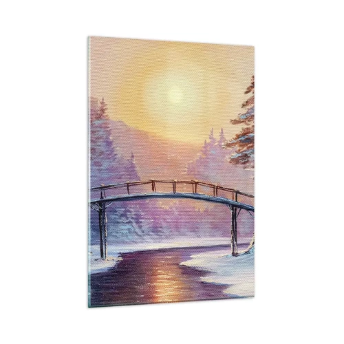 Quadro su vetro - Quattro stagioni: inverno - 80x120 cm