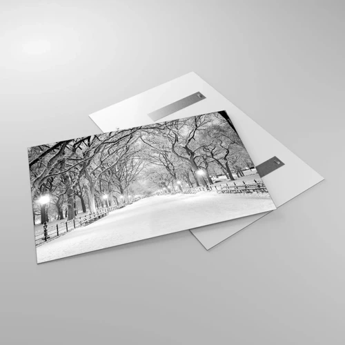 Quadro su vetro - Quattro stagioni: l'inverno - 120x80 cm