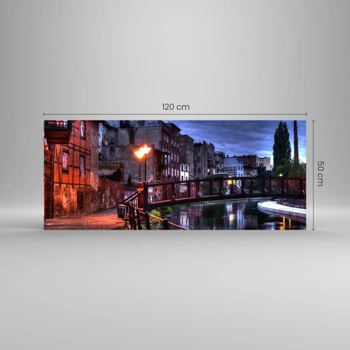 Quadro su vetro - Questa Bydgoszcz non la conosci - 120x50 cm