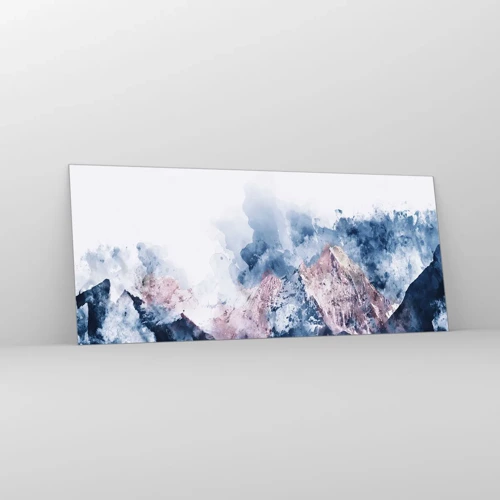 Quadro su vetro - Queste si che sono cime! - 120x50 cm