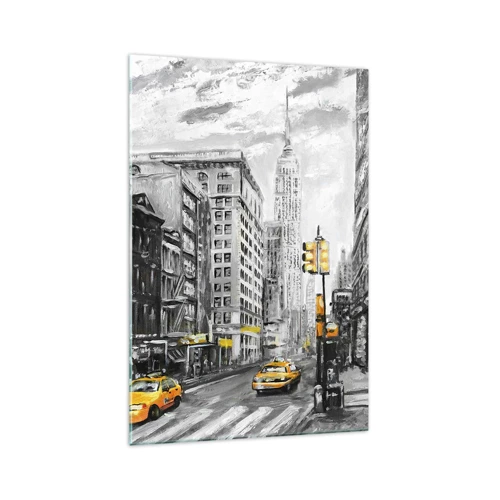 Quadro su vetro - Racconto di New York - 70x100 cm