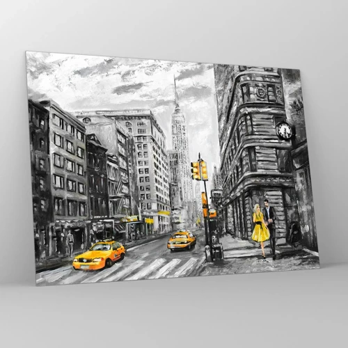 Quadro su vetro - Racconto di New York - 70x50 cm