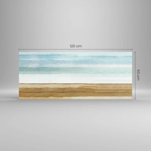 Quadro su vetro - Rilassamento - 120x50 cm