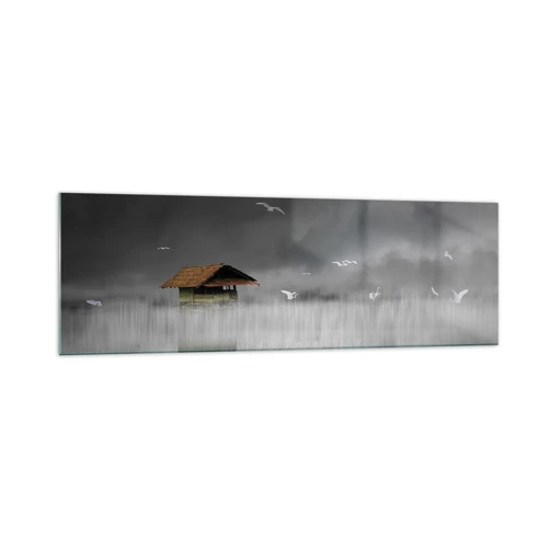 Quadro su vetro - Riparo dalla pioggia - 160x50 cm