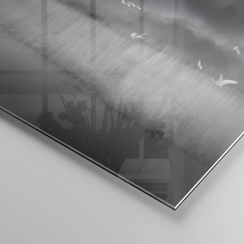 Quadro su vetro - Riparo dalla pioggia - 60x60 cm