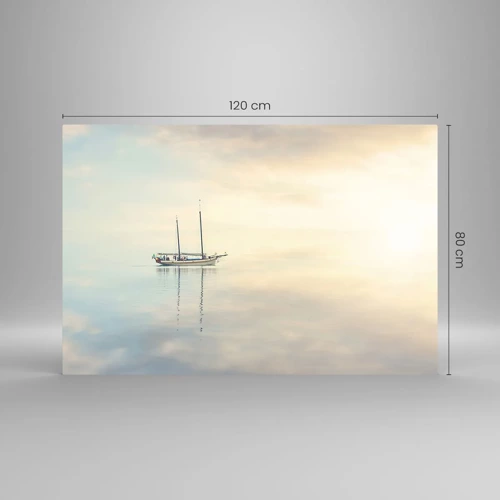 Quadro su vetro - Silenzio in mare - 120x80 cm