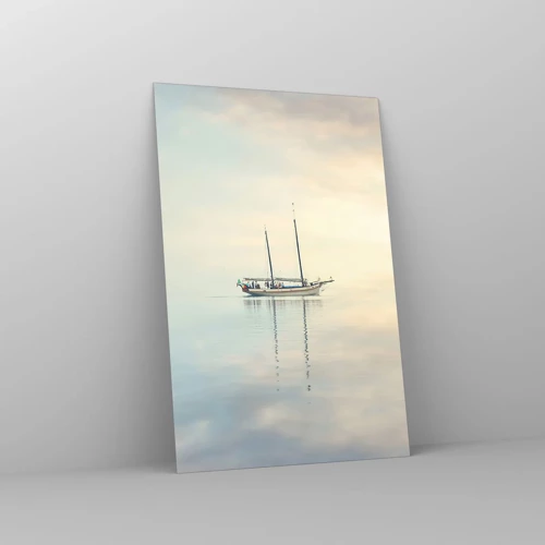 Quadro su vetro - Silenzio in mare - 80x120 cm