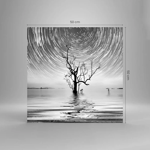 Quadro su vetro - Sinfonia della natura - 50x50 cm