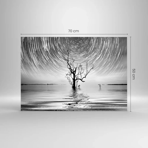 Quadro su vetro - Sinfonia della natura - 70x50 cm