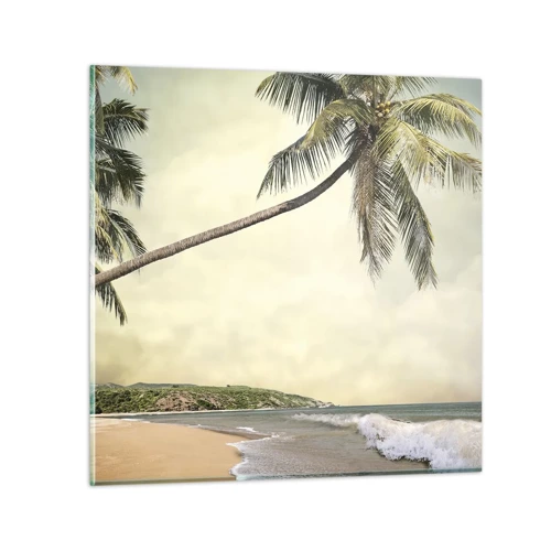 Quadro su vetro - Sogno tropicale - 40x40 cm