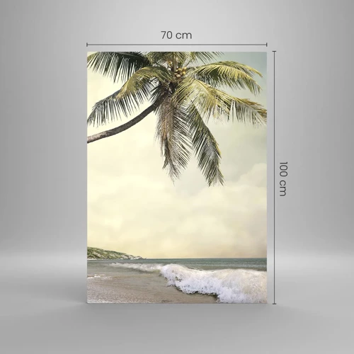 Quadro su vetro - Sogno tropicale - 70x100 cm