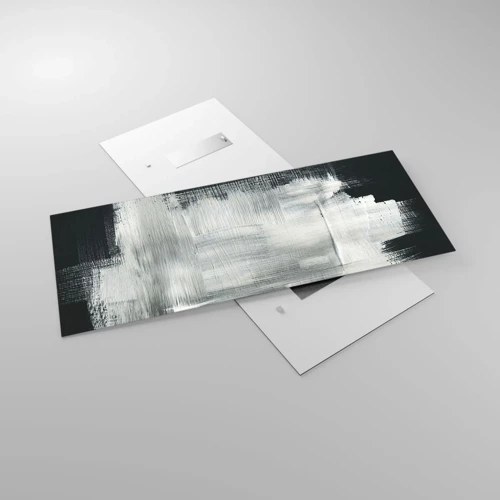 Quadro su vetro - Tessuto in verticale e in orizzontale - 120x50 cm