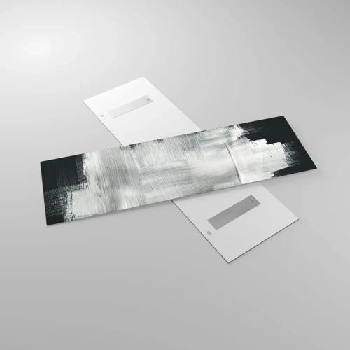 Quadro su vetro - Tessuto in verticale e in orizzontale - 160x50 cm
