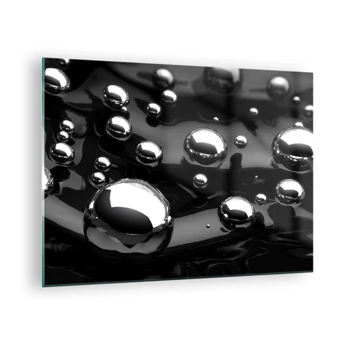 Quadro su vetro - Toni di nero - 70x50 cm