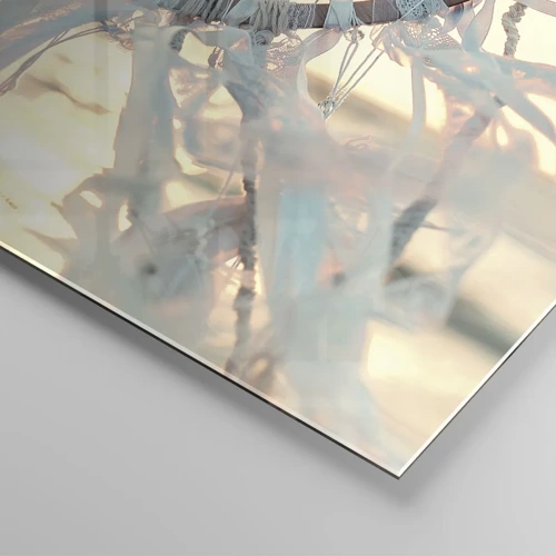 Quadro su vetro - Totem di pizzo - 120x80 cm
