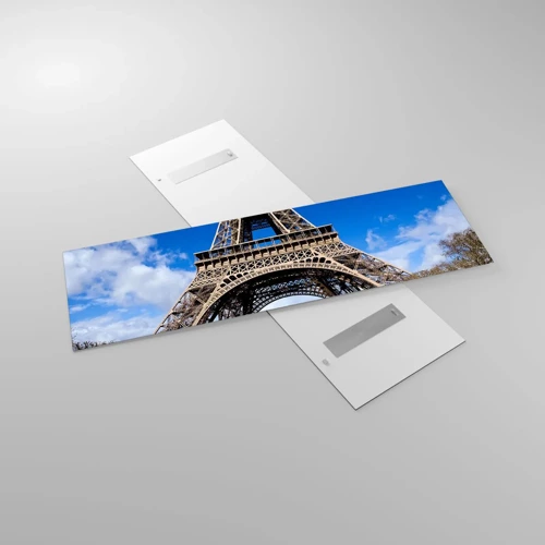 Quadro su vetro - Tutta Parigi ai suoi piedi - 160x50 cm