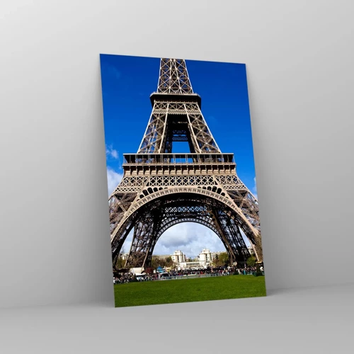 Quadro su vetro - Tutta Parigi ai suoi piedi - 80x120 cm