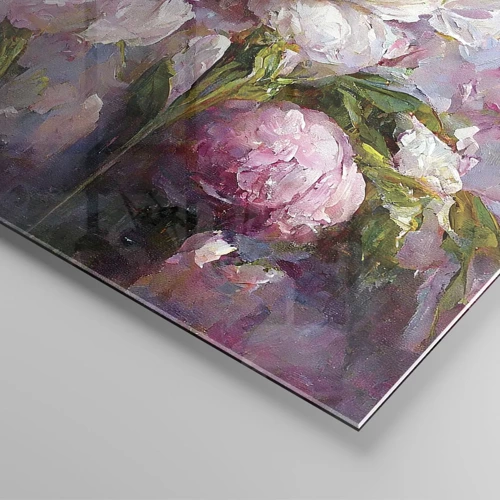 Quadro su vetro - Un bouquet pieno di vita - 100x40 cm