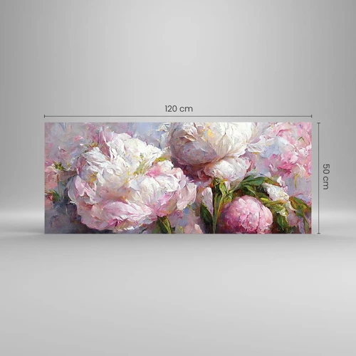 Quadro su vetro - Un bouquet pieno di vita - 120x50 cm