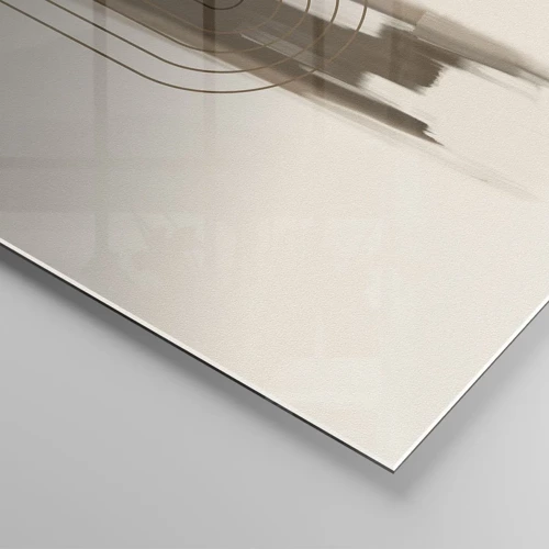 Quadro su vetro - Un soffio di grigio - 100x70 cm