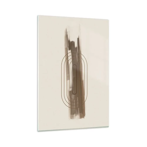 Quadro su vetro - Un soffio di grigio - 80x120 cm