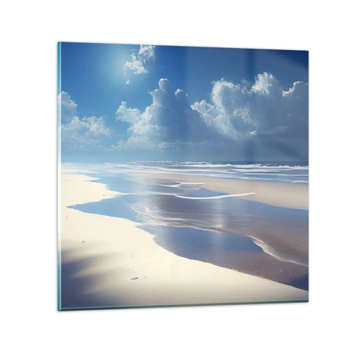 Quadro su vetro - Vacanze in paradiso - 30x30 cm