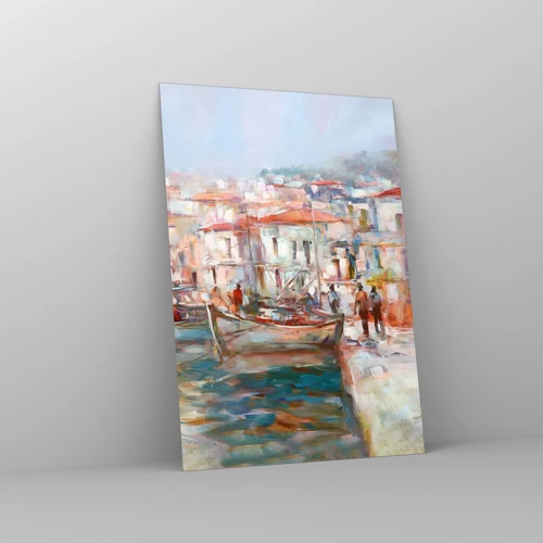 Quadro su vetro - Vacanze in pastello - 70x100 cm