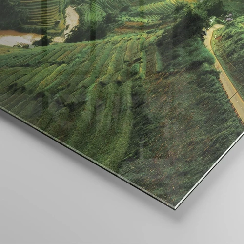 Quadro su vetro - Valle del Vietnam - 160x50 cm