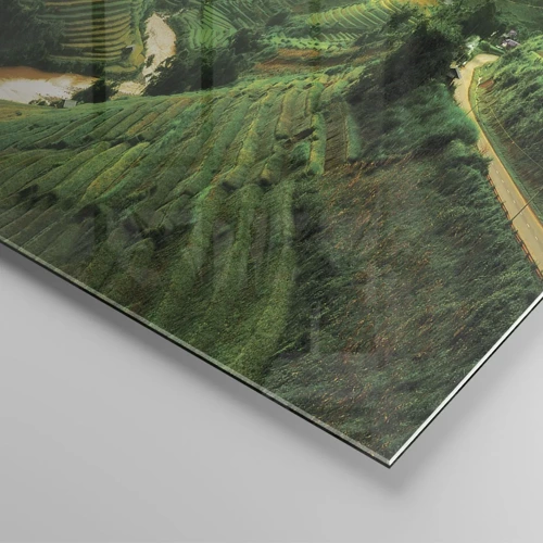 Quadro su vetro - Valle del Vietnam - 70x70 cm