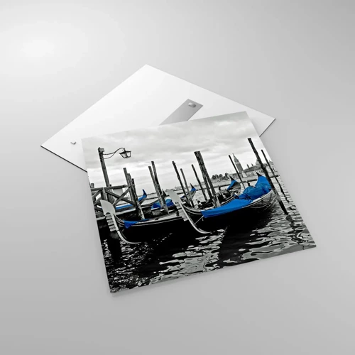 Quadro su vetro - Venezia pensierosa - 70x70 cm