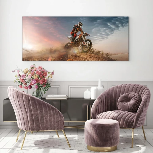 Quadro su vetro - Verso la vittoria - 120x50 cm