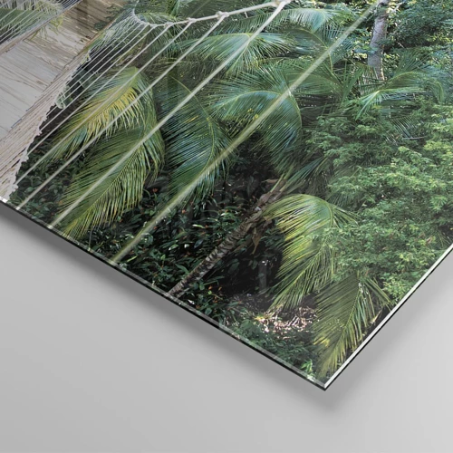 Quadro su vetro - Welcome to the jungle! - 140x50 cm