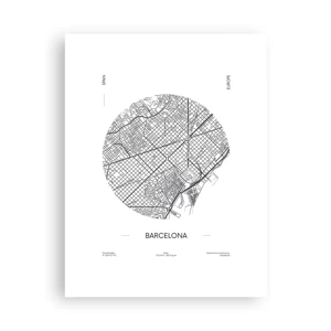 Poster - Anatomia di Barcellona - 30x40 cm