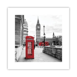 Poster - Indubbiamente Londra - 30x30 cm